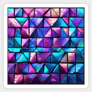 Iridescent Geometrical Tiles Wall Sticker